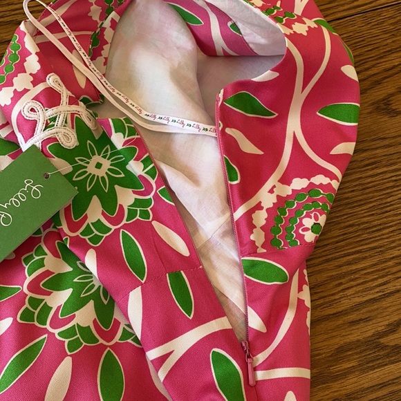 NWT Lilly Pulitzer women silk dress - Picture 6 of 10
